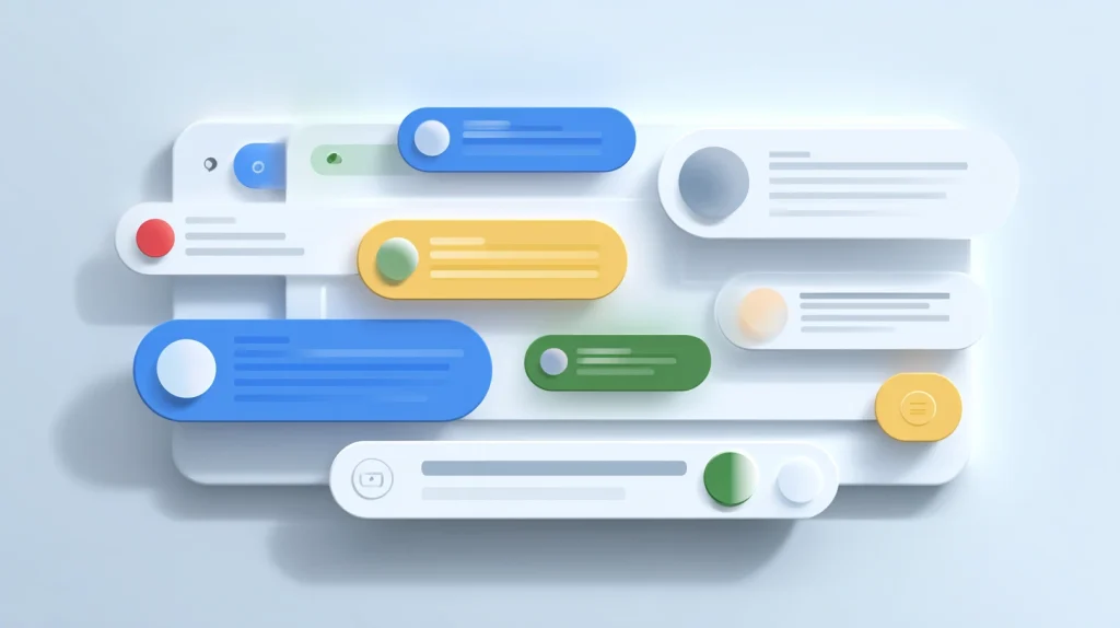 Wizytówka google, czat w wizytówce Google